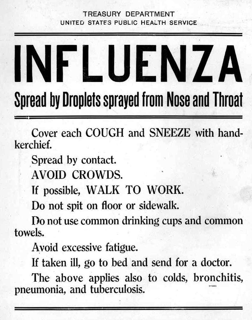 1918 flu pandemic